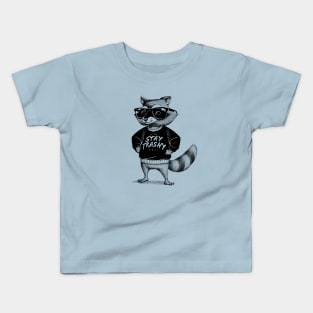 Stay Trashy Raccoon Kids T-Shirt